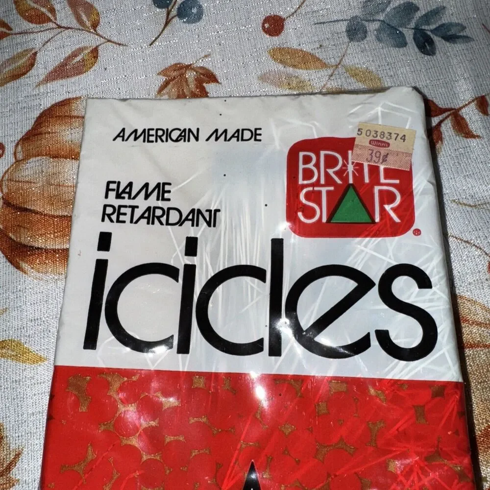 Brite Star Tinsel Icicles Christmas Tree Holiday Decor 1000 Strands Per Package